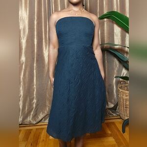 J.crew 100% Cotton Strapless Dress Sz:6